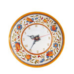 Bleiglas-Wanduhr mit Blumendesign Modell Tara
