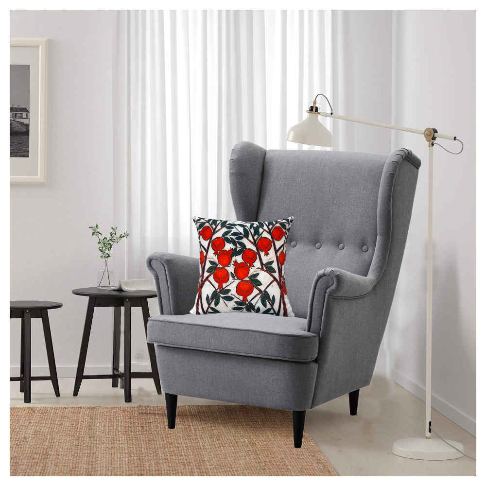 Roter persischer Samt Kissenbezug – Ghashghaei Design (Set von 2)