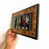 Handgefertigter persischer Holz-Wand-Schlüsselhalter, Modell Khatoon