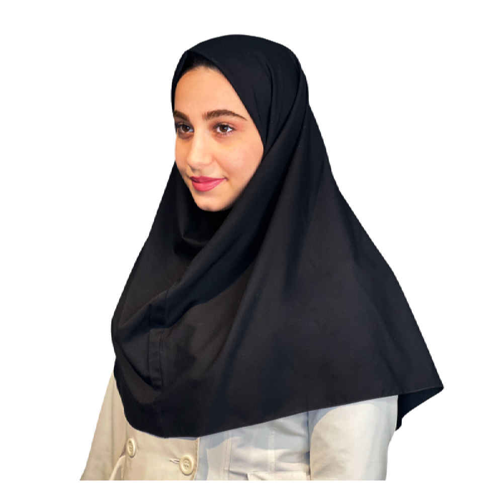 Iranisches Maghnaeh-Kopftuch Hijab für Frauen – Modell Bck90