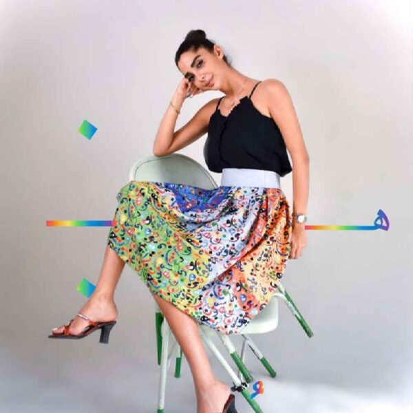 Iranischer Damenrock Modell Alphabet