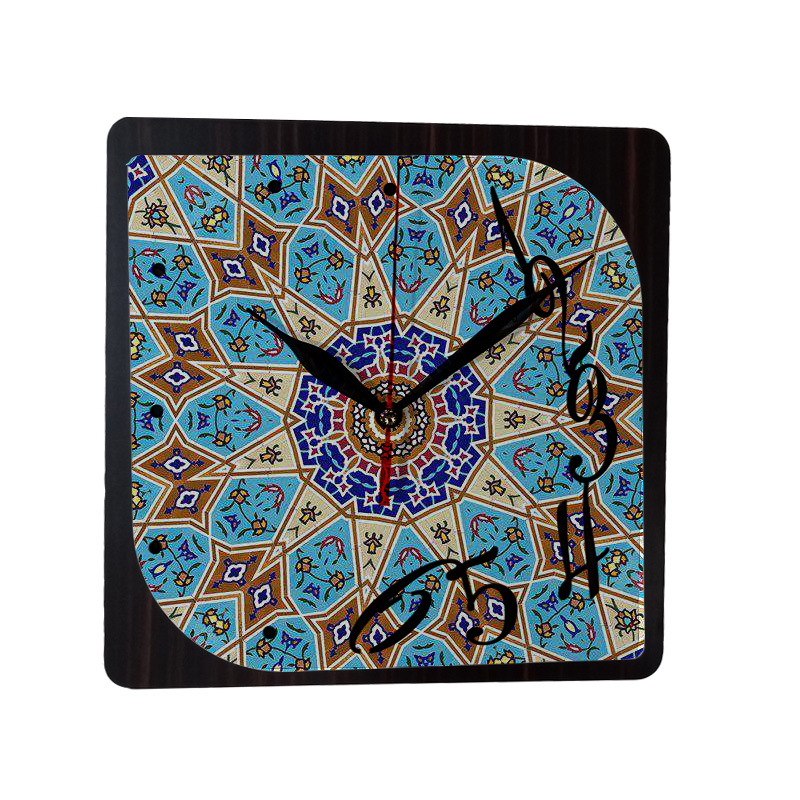 Persisch inspirierte analoge Wanduhr mit Muster - Fariba