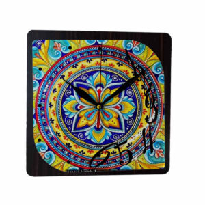 Persisch inspirierte analoge Wanduhr mit Muster – Toranj