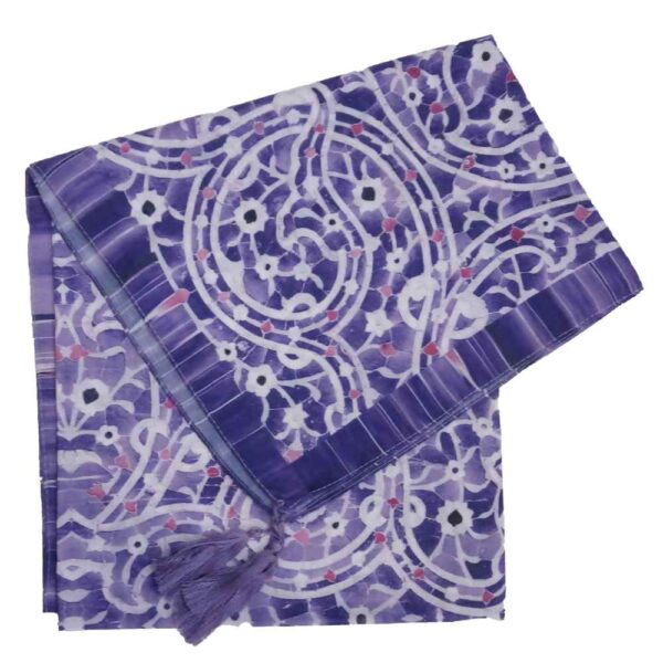 Künstlerischer Druck Sommerschal für Damen – Luxus und Lebendiges Baharan-Design