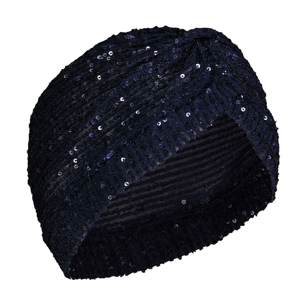 Paillette Kopftuch-Turban Modell HRM1016