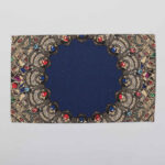 Set aus 4 blauen Stoff-Tischsets unter dem Teller – Modell Gohar