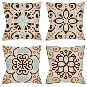Persischer Samt Kissenbezug Set – Ayda Design (Set von 4)