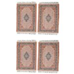 Set aus 4 Polyester-Stoff-Tischsets – Teppich-Stil Modell Barzin