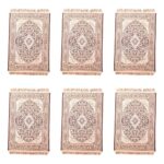 Set aus 6 Polyester-Stoff-Tischsets – Teppich-Stil Modell Sarv