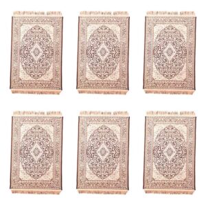 Set aus 6 Polyester-Stoff-Tischsets – Teppich-Stil Modell Sarv