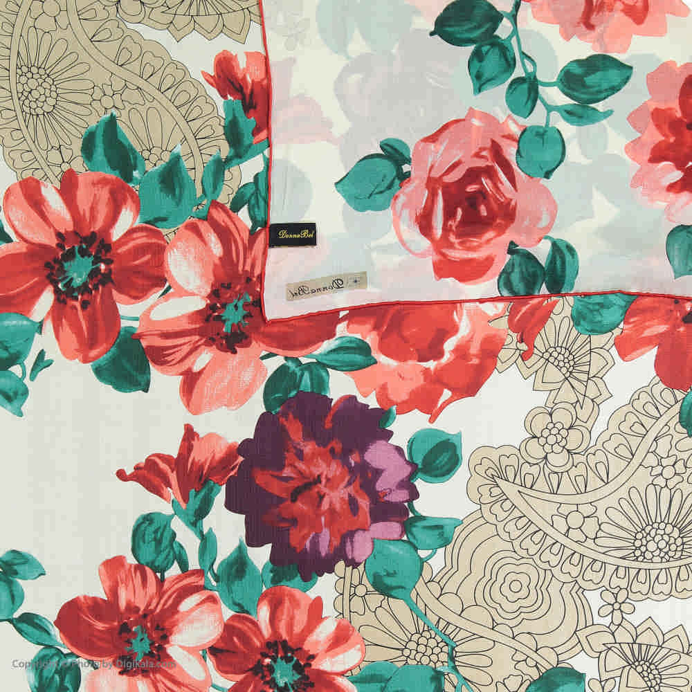 Blumenschal aus Seide für Damen – Luxus und Lebendiges Sarvin-Design