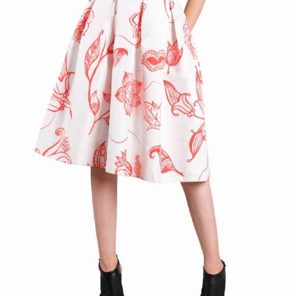 Weißer Iranischer Damenrock Modell Helma