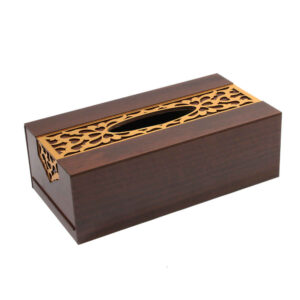Rustikale Holz-Taschentuchbox – Asil