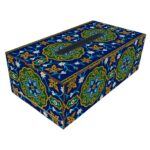 Rustikale Holz-Taschentuchbox – Azadeh