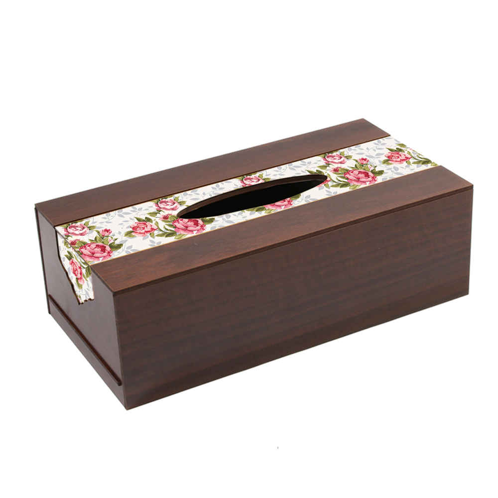 Rustikale Holz-Taschentuchbox – Bahar