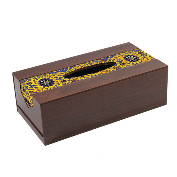 Rustikale Holz-Taschentuchbox – Behnaz