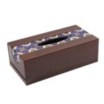 Rustikale Holz-Taschentuchbox – Faraz