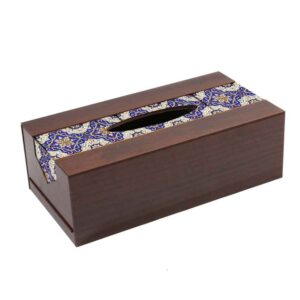 Rustikale Holz-Taschentuchbox – Faraz