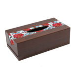 Rustikale Holz-Taschentuchbox – Golnaz