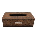 Rustikale Holz-Taschentuchbox – Rasa