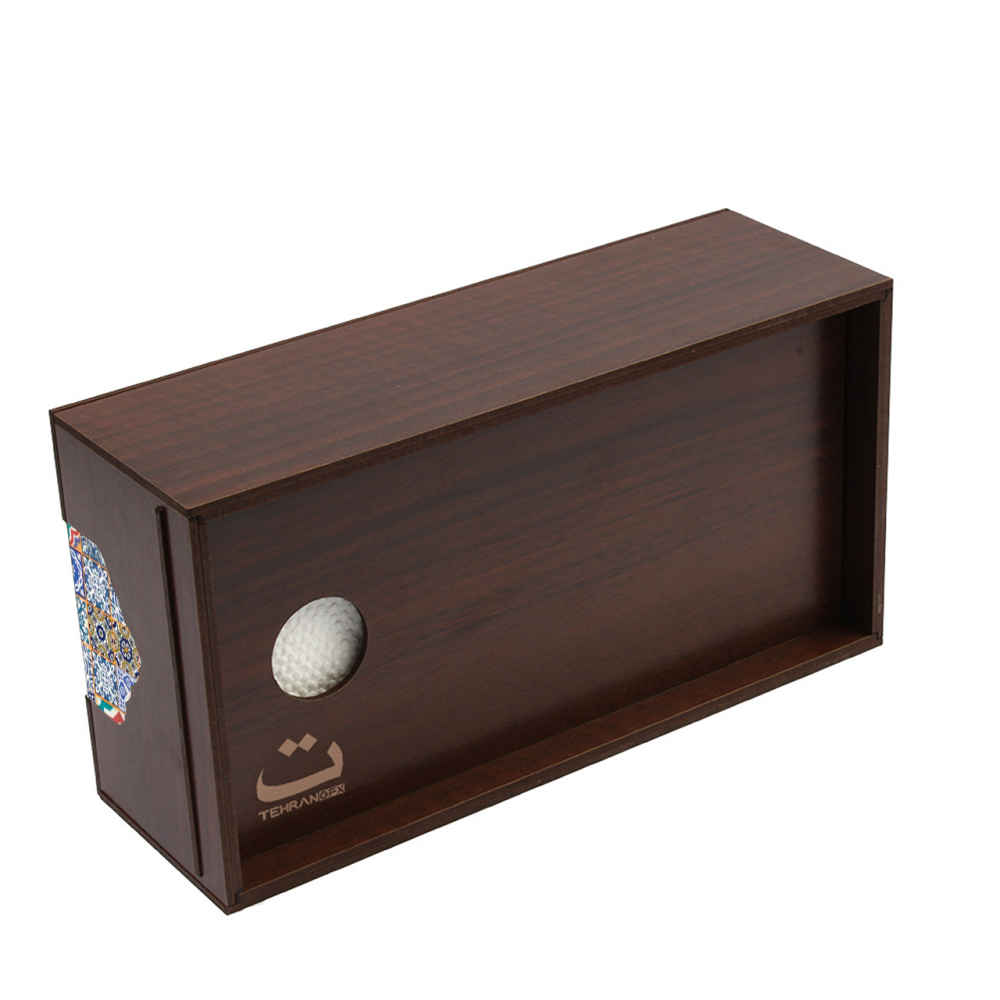 Rustikale Holz-Taschentuchbox – Shahla