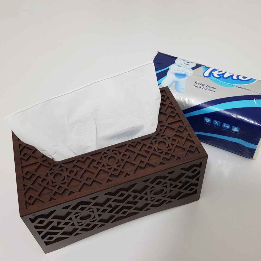 Rustikale Holz-Taschentuchbox – Shams