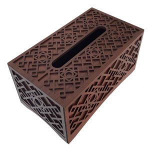 Rustikale Holz-Taschentuchbox – Shams