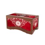 Rustikale Holz-Taschentuchbox – Sorkh