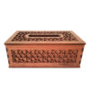 Rustikale Holz-Taschentuchbox – Traditionelles Design