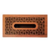 Rustikale Holz-Taschentuchbox – Traditionelles Design