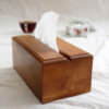 Rustikale Holz-Taschentuchbox – Yara