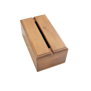 Rustikale Holz-Taschentuchbox – Yara
