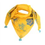 Künstlerischer Druck Sommerschal für Damen – Luxus und Lebendiges Rakhsh-Design