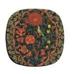 Set aus Untersetzern mit persisch inspiriertem künstlerischen Design Gol