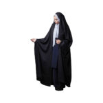 Islamischer arabischer schwarzer Chador Hijab für Frauen und Gebet – Jelveha