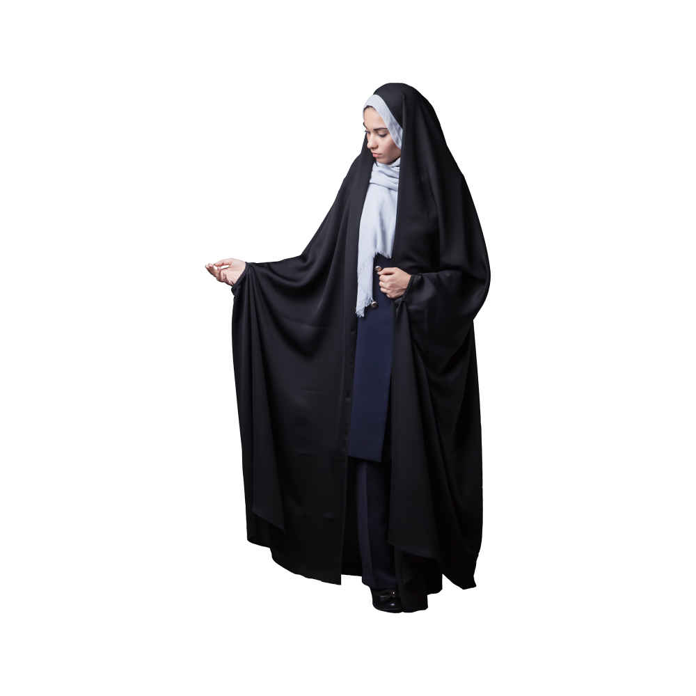 Islamischer arabischer schwarzer Chador Hijab für Frauen und Gebet - Jelveha