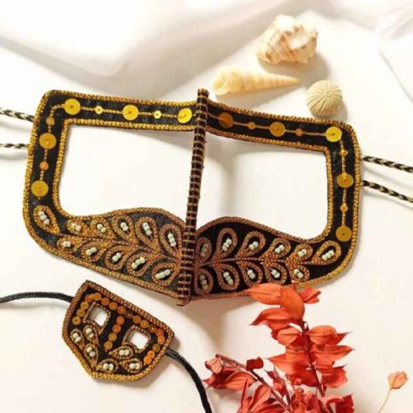 Handgefertigte Omani Burka - Golf-Burqa Habib Modell