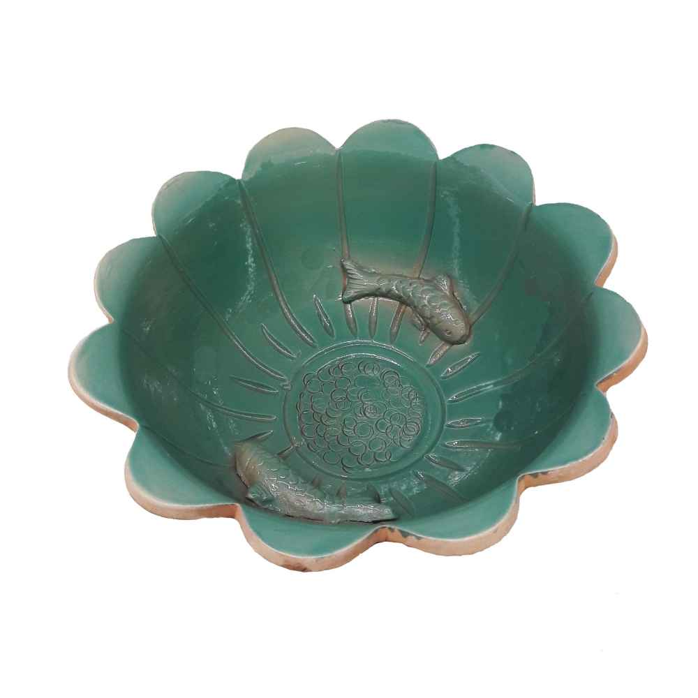 Handgefertigte Dekorative Minakari Töpferschale Modell Vania