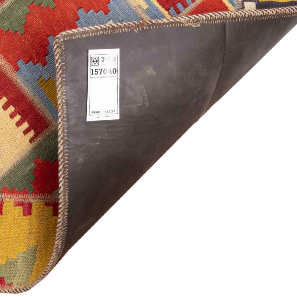 Persischer Woll Kelim Teppich handgewebt in Fars traditionell Atila