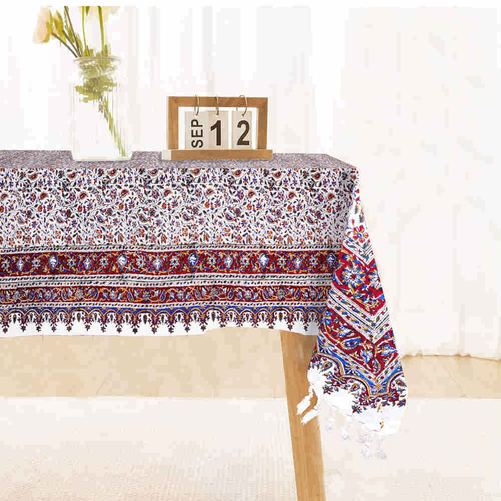 Iranische Tischdecke: Isfahans Traditioneller Kalamkari Blockdruck Artemis