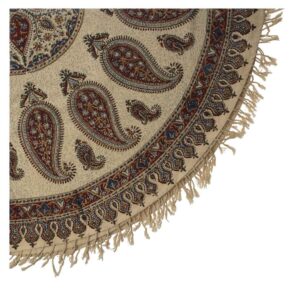 Iranische Tischdecke: Isfahans Traditioneller Kalamkari Blockdruck Hasti