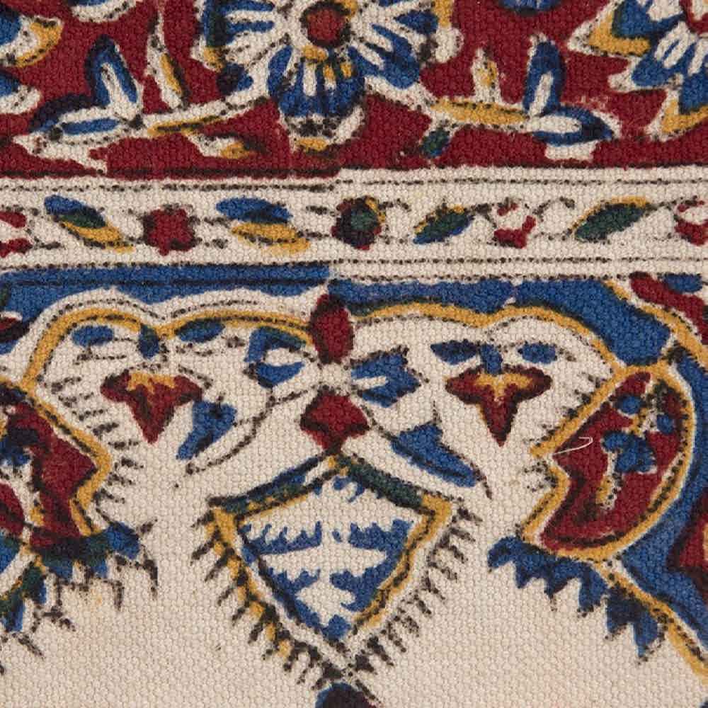Iranische Tischdecke: Isfahans Traditioneller Kalamkari Blockdruck Hoora