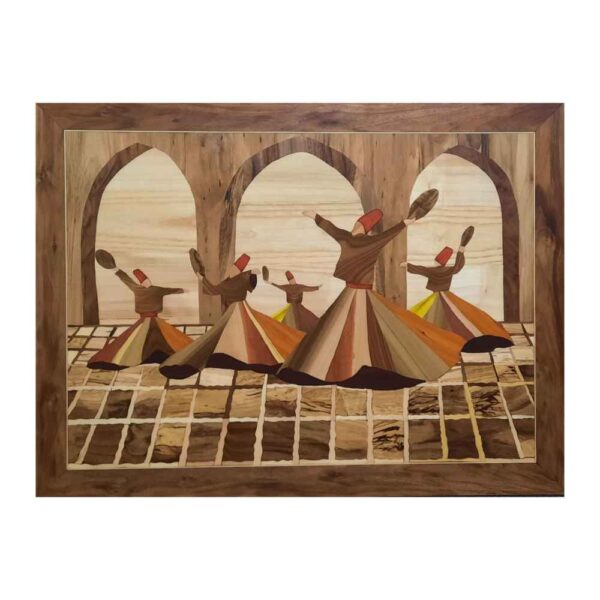 Intarsienkunst – Sama-Tanz