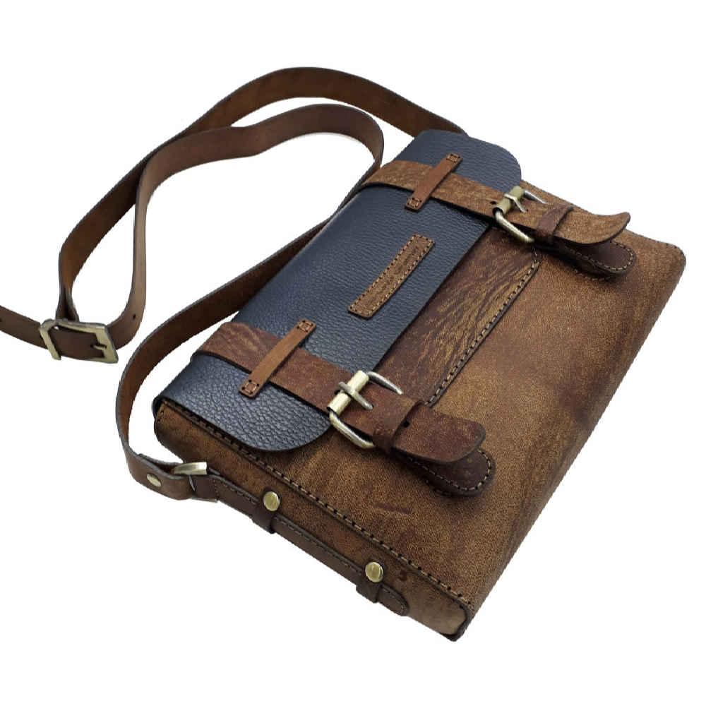 Luxuriöse handgefertigte Leder-Umhängetasche – Asil Edition