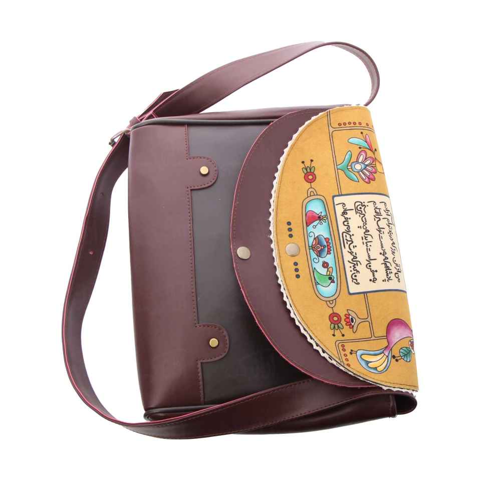 Persische Leder-Umhängetasche – Azad, luxuriös handgefertigt