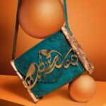 Luxuriöse handgefertigte Leder-Umhängetasche – Persian Bi Hamegan