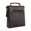Luxuriöse Leder-Messenger-Schultertasche – Handgefertigtes Modell Croco
