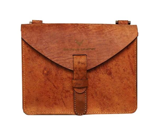 Luxuriöse handgefertigte Leder-Umhängetasche – Hosna Edition