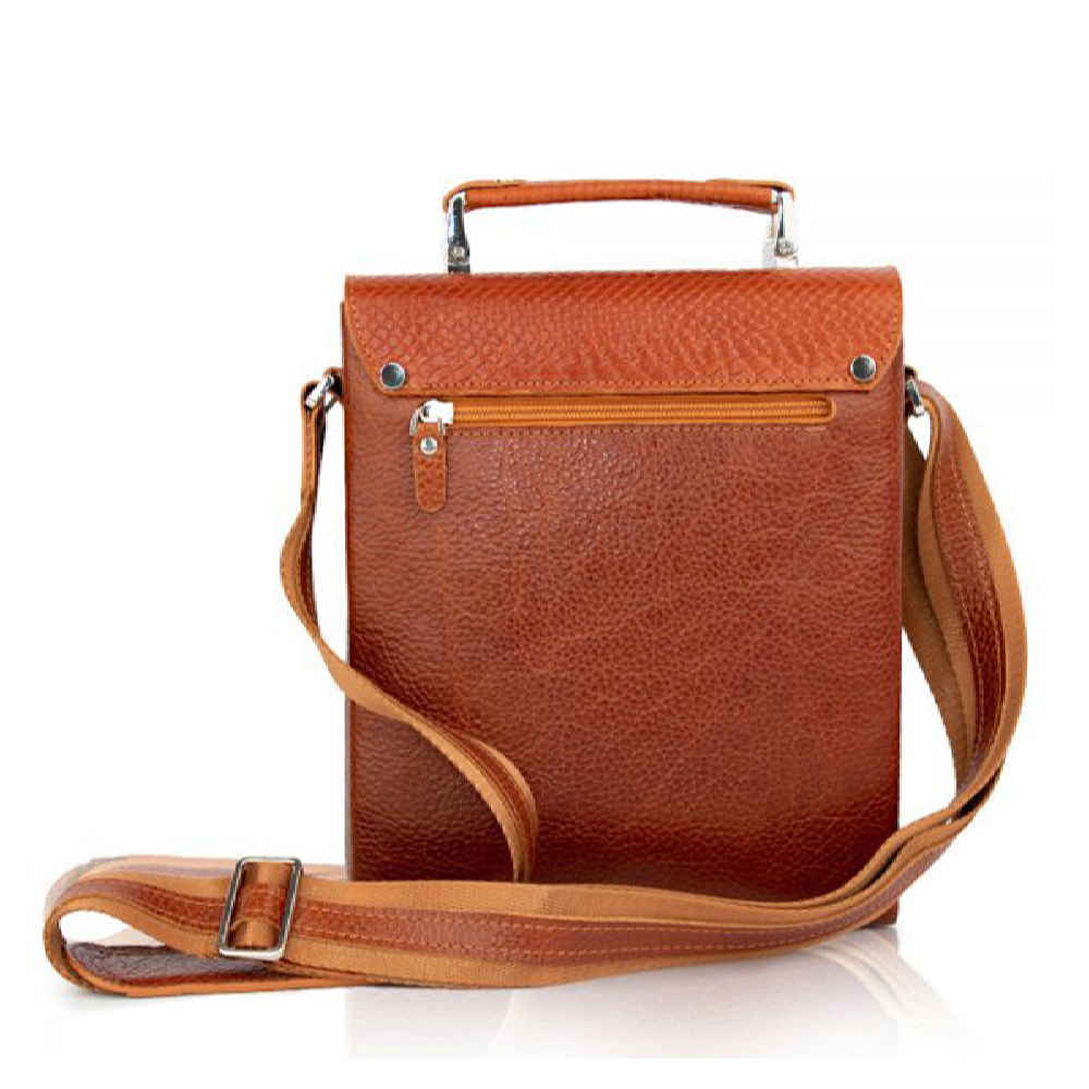 Luxuriöse Leder-Messenger-Schultertasche – Handgefertigtes Modell Nahal