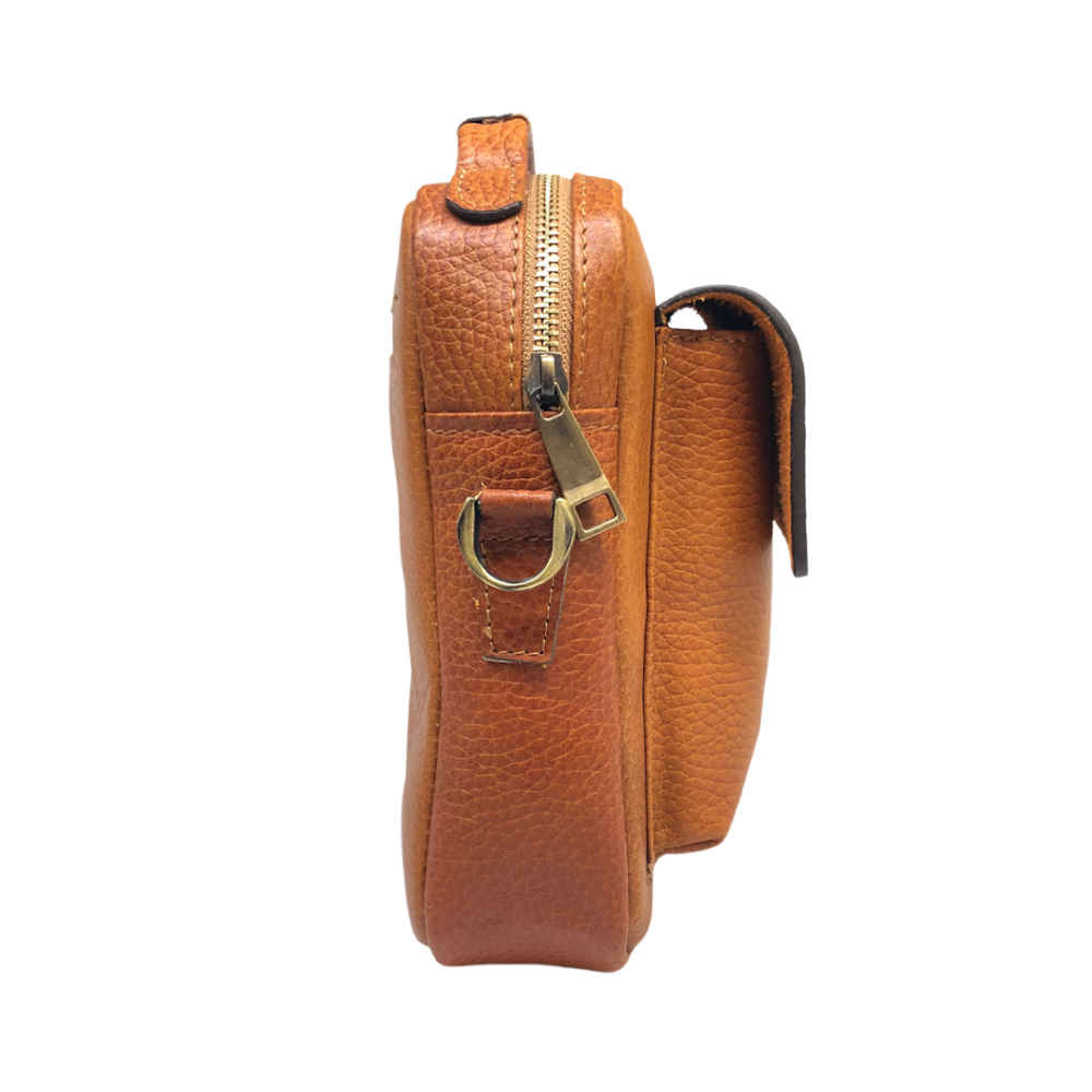 Luxuriöse Leder-Messenger-Schultertasche – Handgefertigtes Modell Rana